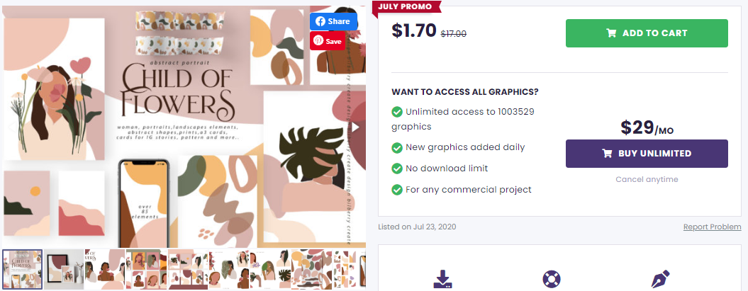 [Creativefabrica] Child of Flowers Abstract Portra_0.png